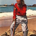 0546 Greeter Eiler Larsen on Beach – Tom Pulley Postcard Collection