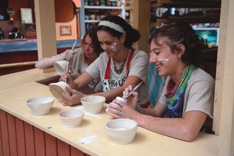 Ceramics classes are still offered at Sawdust today. | Photo by Jody Tiongco