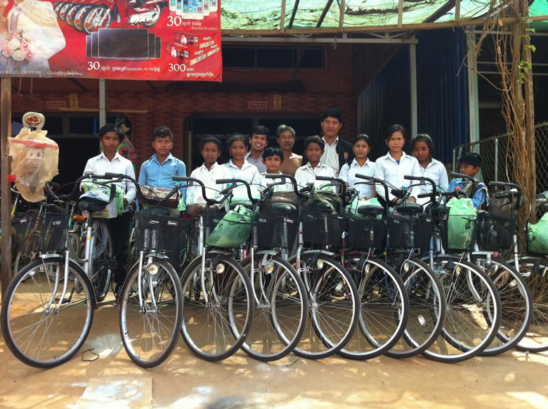 Stan Frymann and several other Laguna locals sponsor more than 30 students in rural Cambodia.
