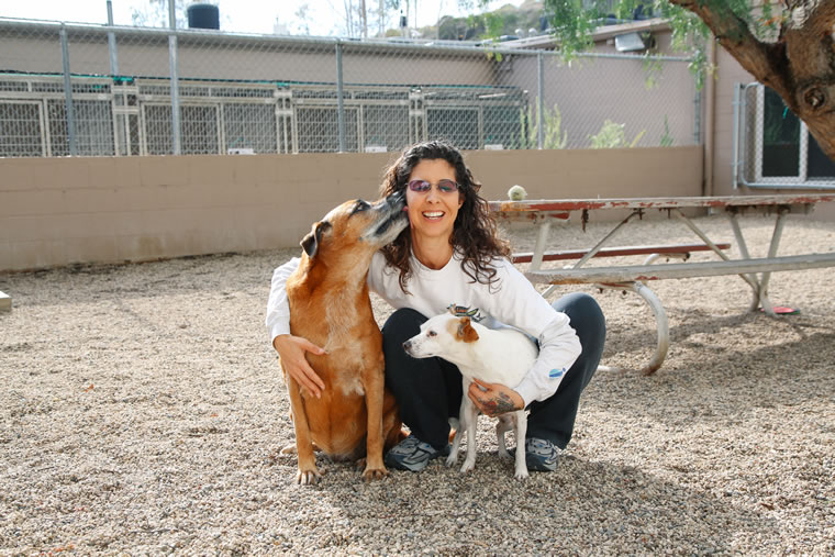 Ann Marie McKay adopted Angie (left) and Andy (right) from the Laguna Beach Animal Shelter in 2014.
