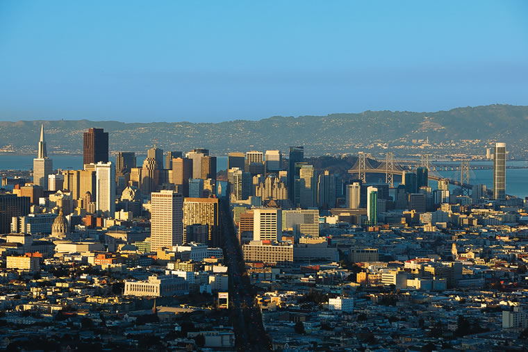 San Francisco's skyline (Courtesy of the San Francisco Travel Association)