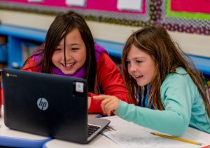 Laguna Beach Unified School District students have access to technology devices in the classroom.