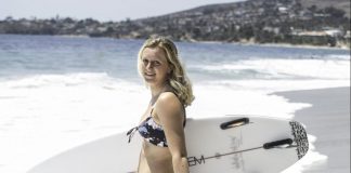 Surfer Kayla Coscino