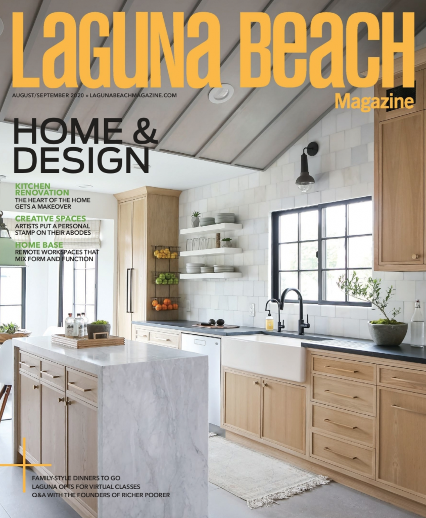 Laguna Beach Magazine cover august 2020
