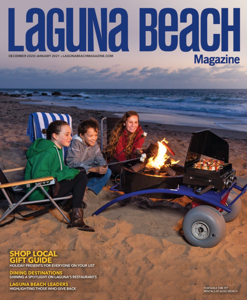 laguna beach magazine december 2020 cover