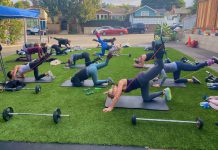 Art of Fitness outdoor Booty class