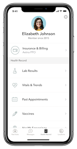 iOS-HealthRecord_credit One Medical