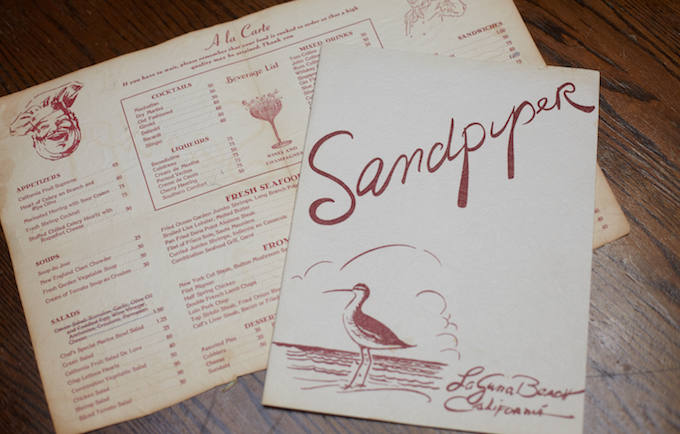Sandpiper menu_credit Sean Armenta
