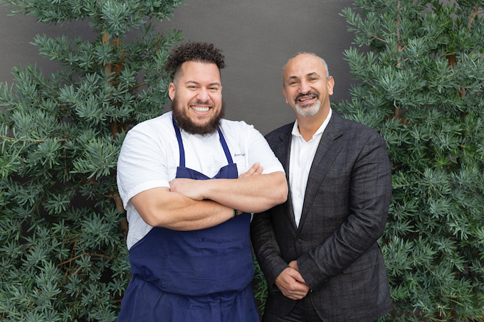 chef Amar Santanta (left) and business partner Ahmed Labbate
