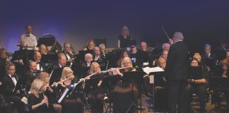 Laguna Community Concert Band performs at Laguna Playhouse, Mark Lowery conducts 11-07-2021