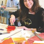 06 Carla Meberg teaches printmaking