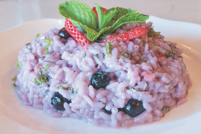 Maro Wood Grill berry risotto-credit Courtesy of Maro Wood Grill