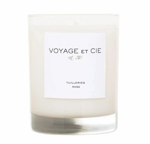 tuilleries-rose candle