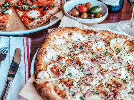 Bianco Bacon Rosemary Pizza / Wine Gallery header