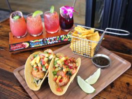 Blackened shrimp tacos and a margarita flight at Finney’s Crafthouse_Ashley Ryan